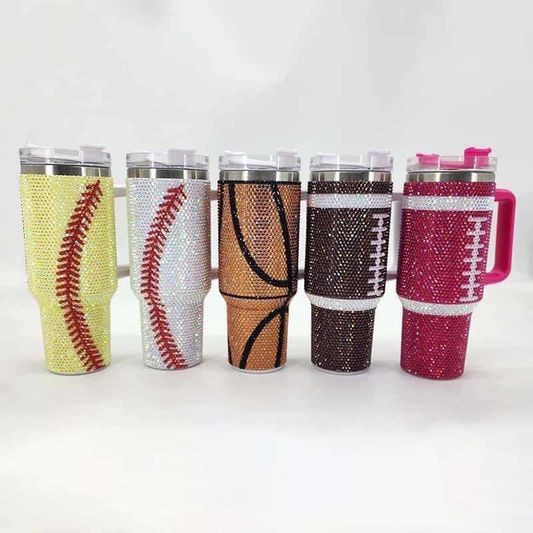 RHINESTONE SPORTS TUMBLERS