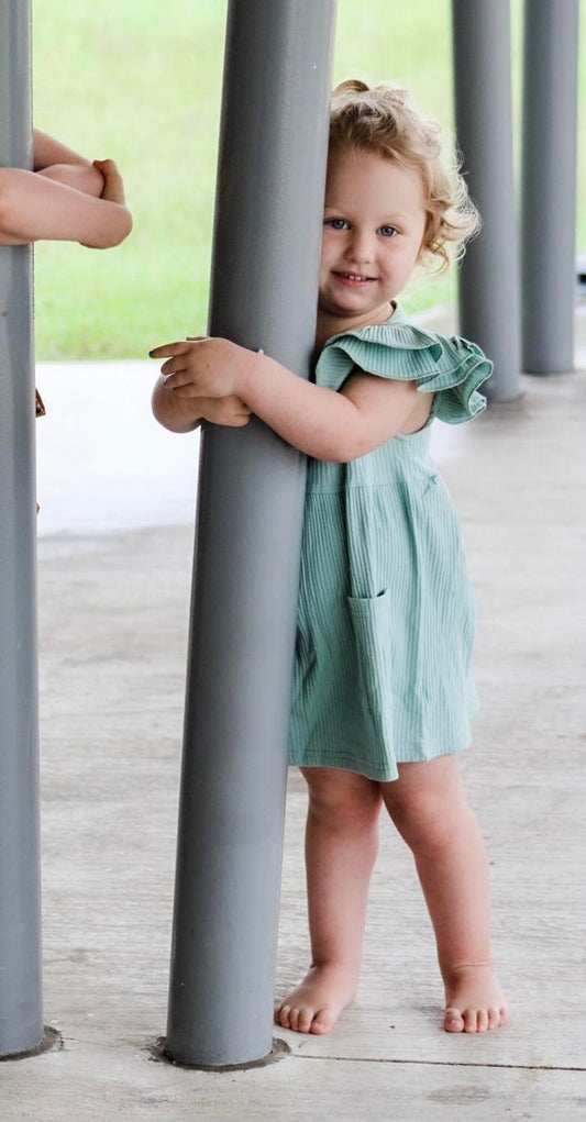 LITTLE LADY RUFFLE DRESS