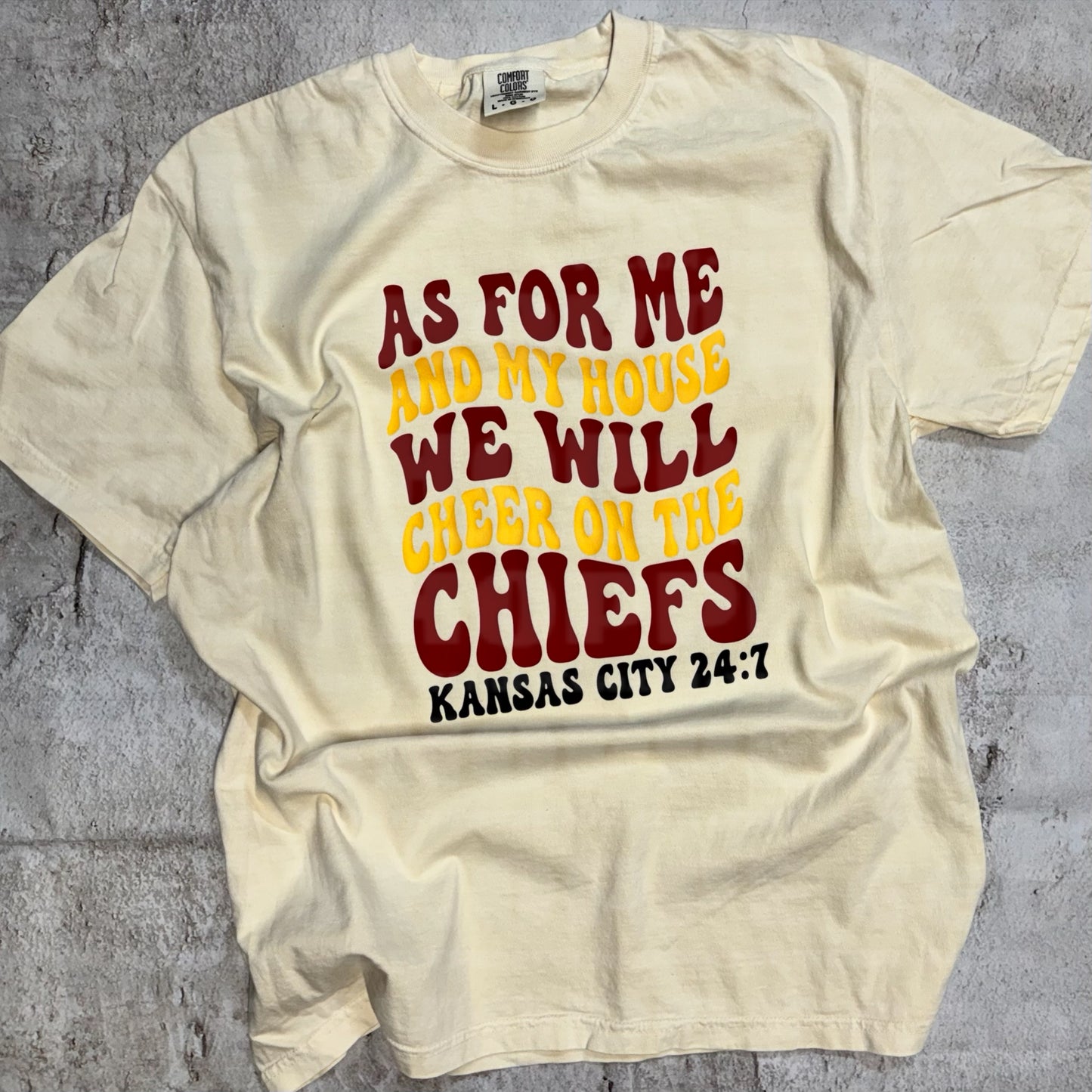 WE WILL CHEER ON THE CHIEFS