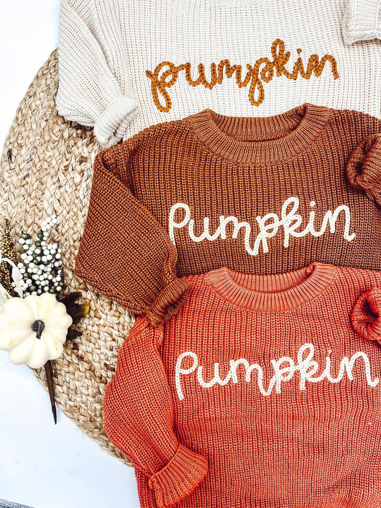 “PUMPKIN” KIDS SWEATER