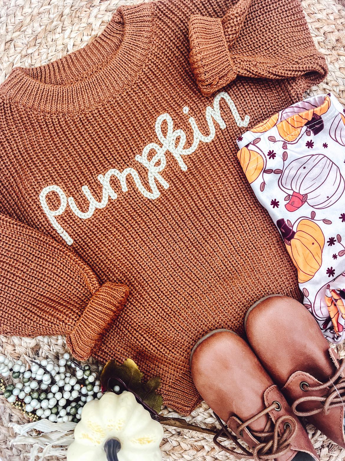 “PUMPKIN” KIDS SWEATER