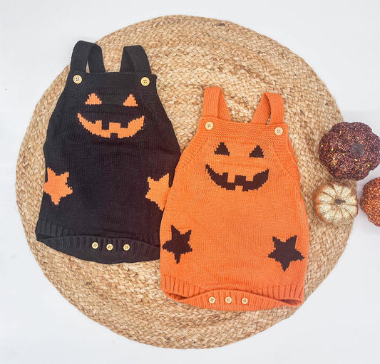 PUMPKIN KNIT ONESIE