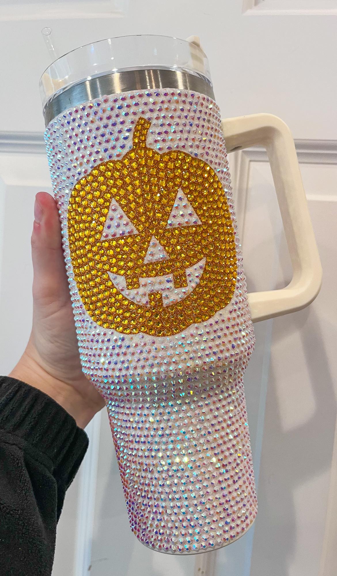 SPOOKY GLITTER TUMBLERS