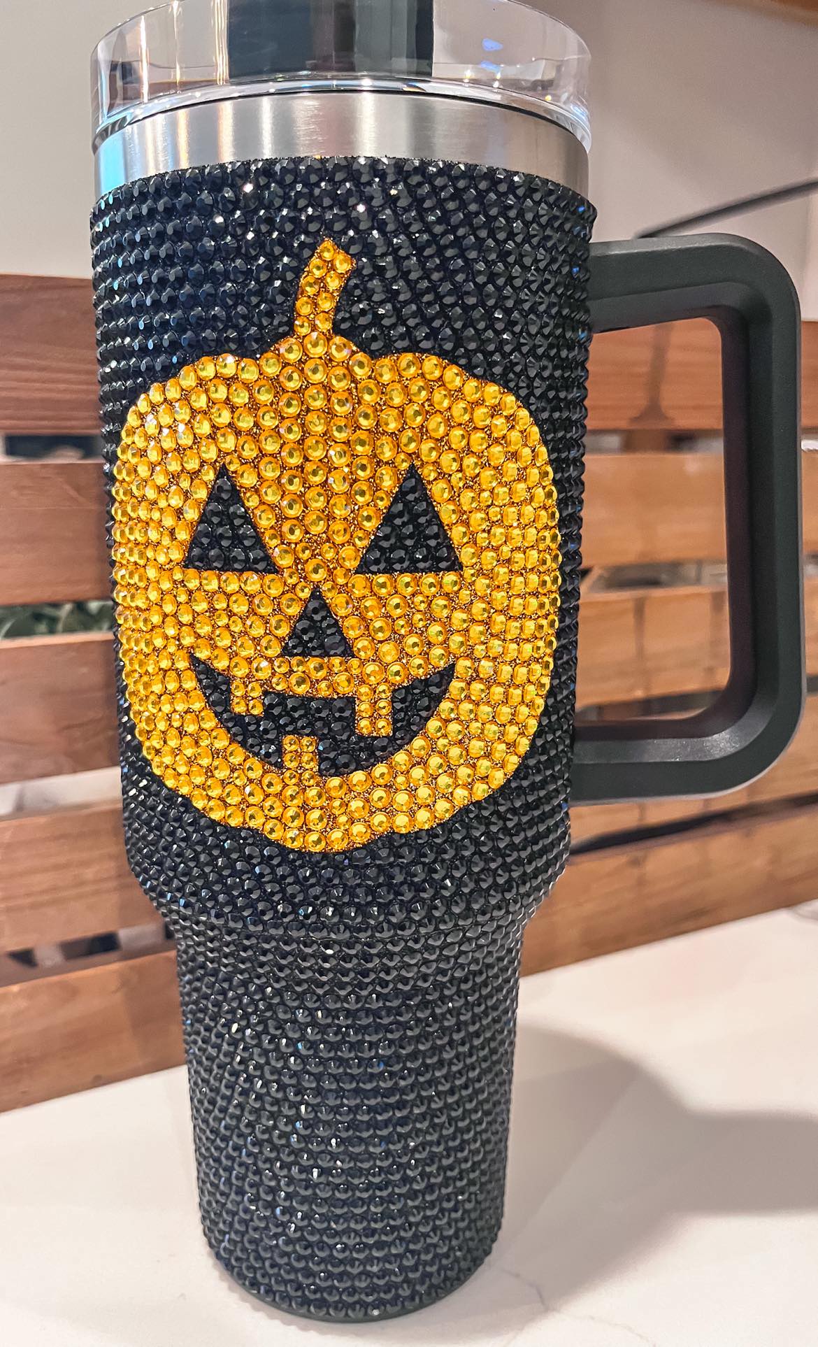 SPOOKY GLITTER TUMBLERS