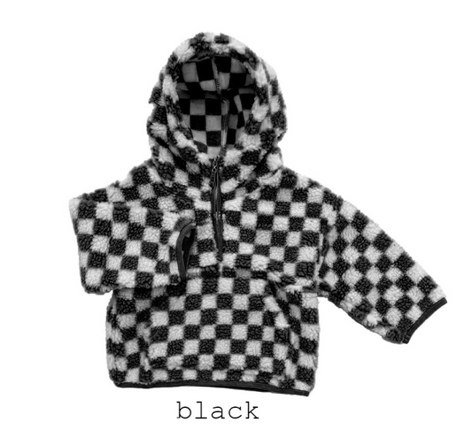 THE CHECKERED TEDDY HALF-ZIP