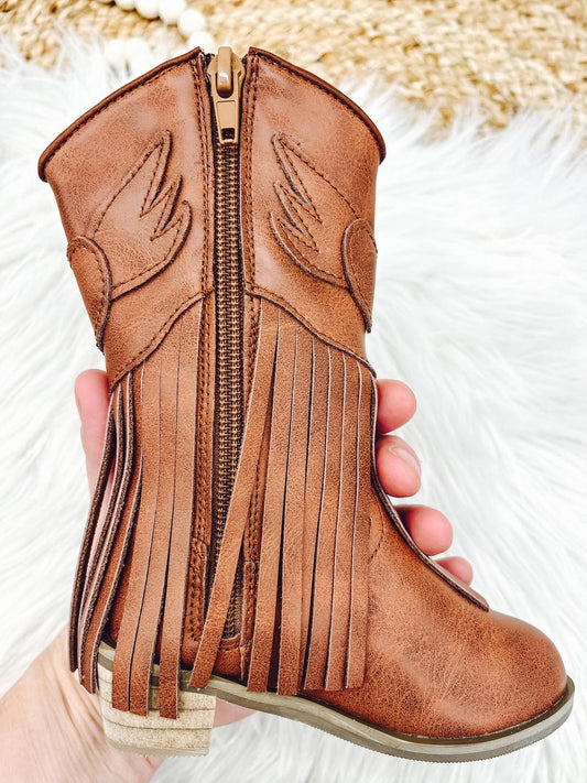 THE MIKA FRINGE BOOTS