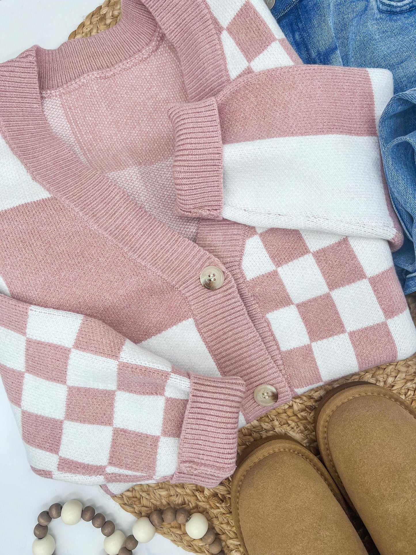 THE REMY CHECKERED CARDI