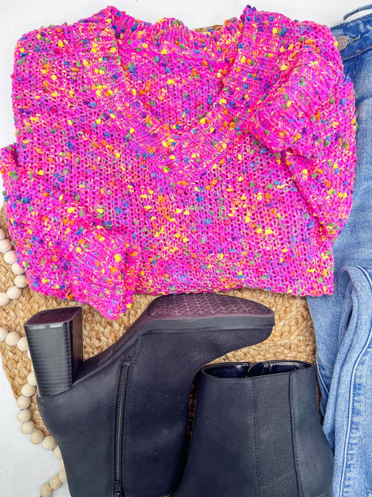 THE {PINK} CONFETTI SWEATER