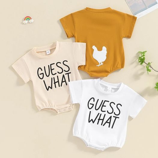 GUESS WHAT? CHICKEN BUTT. ONESIE