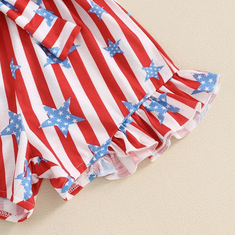 PATRIOTIC GIRLS’ ROMPER