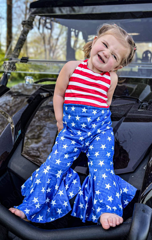 STARS & STRIPES HALTER JUMPER