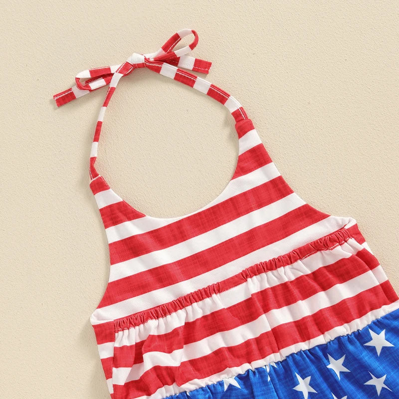 STARS & STRIPES HALTER JUMPER