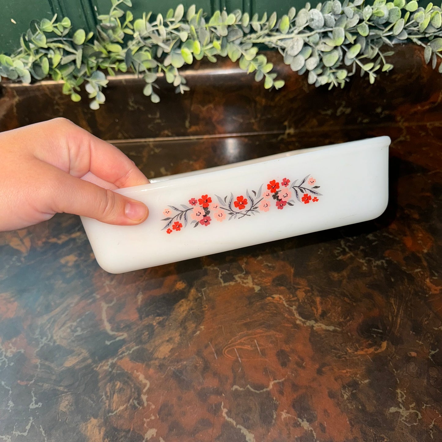 FLORAL BAKING DISH