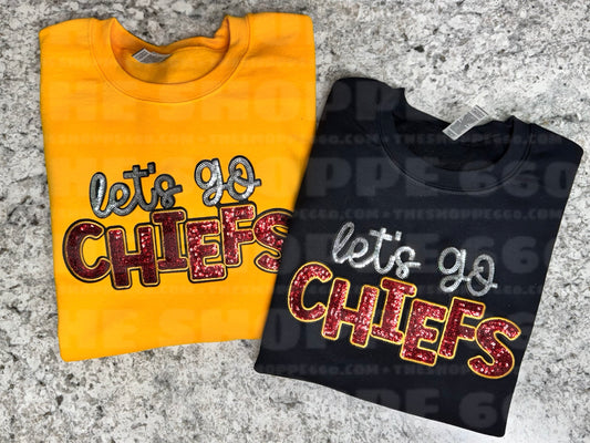 LET’S GO CHIEFS {SEQUIN PATCH}