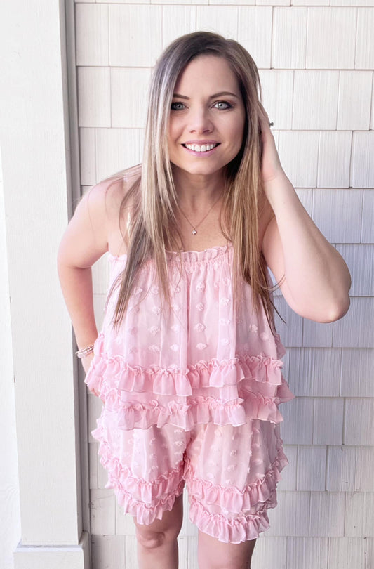 CHIFFON DROP ROMPER