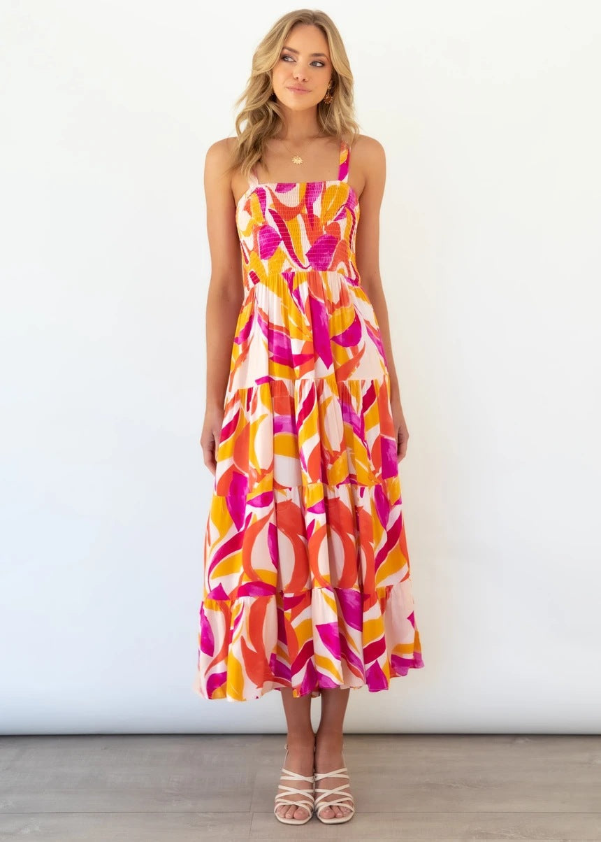 THE MANDY BOHO MAXI DRESS