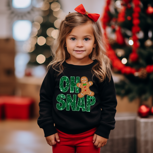 OH SNAP LONG SLEEVE {TODDLER}