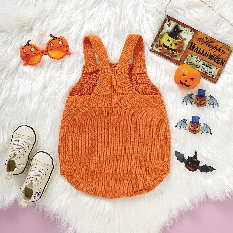 PUMPKIN KNIT ONESIE