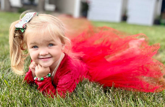 VELVET + TULLE DRESS